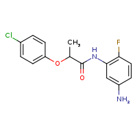 N-(5-amino-2-fluorophenyl)-2-(4-chlorophenoxy)propanamide