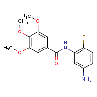 N-(5-amino-2-fluorophenyl)-3,4,5-trimethoxybenzamide