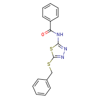 N-[5-(benzylsulfanyl)-1,3,4-thiadiazol-2-yl]benzamide