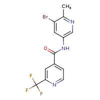 N-(5-bromo-6-methylpyridin-3-yl)-2-(trifluoromethyl)pyridine-4-carboxamide