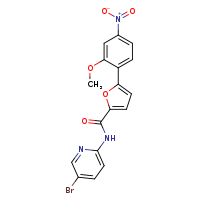 N-(5-bromopyridin-2-yl)-5-(2-methoxy-4-nitrophenyl)furan-2-carboxamide