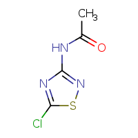 N-(5-chloro-1,2,4-thiadiazol-3-yl)acetamide