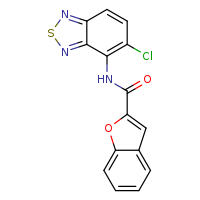N-(5-chloro-2,1,3-benzothiadiazol-4-yl)-1-benzofuran-2-carboxamide