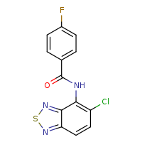 N-(5-chloro-2,1,3-benzothiadiazol-4-yl)-4-fluorobenzamide