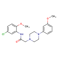 N-(5-chloro-2-methoxyphenyl)-2-[4-(3-methoxyphenyl)piperazin-1-yl]acetamide