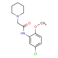 N-(5-chloro-2-methoxyphenyl)-2-(piperidin-1-yl)acetamide