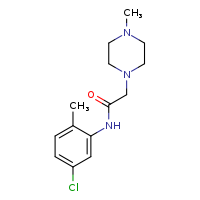 N-(5-chloro-2-methylphenyl)-2-(4-methylpiperazin-1-yl)acetamide