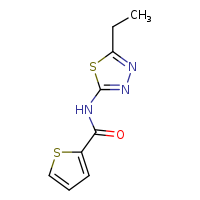N-(5-ethyl-1,3,4-thiadiazol-2-yl)thiophene-2-carboxamide