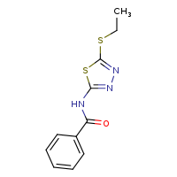 N-[5-(ethylsulfanyl)-1,3,4-thiadiazol-2-yl]benzamide