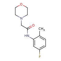 N-(5-fluoro-2-methylphenyl)-2-(morpholin-4-yl)acetamide
