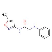 N-(5-methyl-1,2-oxazol-3-yl)-2-(phenylamino)acetamide