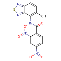 N-(5-methyl-2,1,3-benzothiadiazol-4-yl)-2,4-dinitrobenzamide