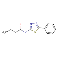 N-(5-phenyl-1,3,4-thiadiazol-2-yl)butanamide