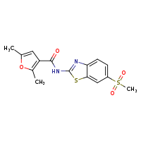 N-(6-methanesulfonyl-1,3-benzothiazol-2-yl)-2,5-dimethylfuran-3-carboxamide