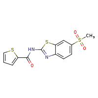 N-(6-methanesulfonyl-1,3-benzothiazol-2-yl)thiophene-2-carboxamide
