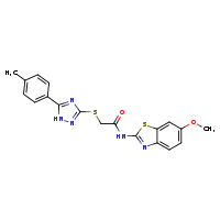 N-(6-methoxy-1,3-benzothiazol-2-yl)-2-{[5-(4-methylphenyl)-1H-1,2,4-triazol-3-yl]sulfanyl}acetamide