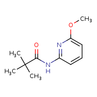N-(6-methoxypyridin-2-yl)-2,2-dimethylpropanamide