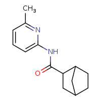 N-(6-methylpyridin-2-yl)bicyclo[2.2.1]heptane-2-carboxamide