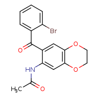 N-[7-(2-bromobenzoyl)-2,3-dihydro-1,4-benzodioxin-6-yl]acetamide