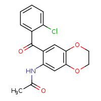 N-[7-(2-chlorobenzoyl)-2,3-dihydro-1,4-benzodioxin-6-yl]acetamide