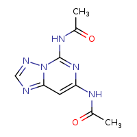 N-{7-acetamido-[1,2,4]triazolo[1,5-c]pyrimidin-5-yl}acetamide