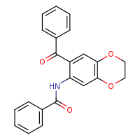 N-(7-benzoyl-2,3-dihydro-1,4-benzodioxin-6-yl)benzamide