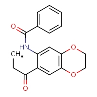 N-(7-propanoyl-2,3-dihydro-1,4-benzodioxin-6-yl)benzamide