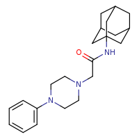 N-(adamantan-1-yl)-2-(4-phenylpiperazin-1-yl)acetamide