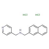 (naphthalen-2-ylmethyl)(pyridin-4-ylmethyl)amine dihydrochloride