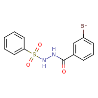 N'-(benzenesulfonyl)-3-bromobenzohydrazide