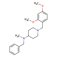 N-benzyl-1-[(2,4-dimethoxyphenyl)methyl]-N-methylpiperidin-4-amine