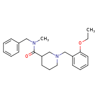 N-benzyl-1-[(2-ethoxyphenyl)methyl]-N-methylpiperidine-3-carboxamide