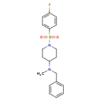N-benzyl-1-(4-fluorobenzenesulfonyl)-N-methylpiperidin-4-amine