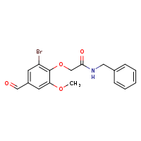N-benzyl-2-(2-bromo-4-formyl-6-methoxyphenoxy)acetamide