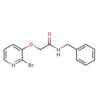 N-benzyl-2-[(2-bromopyridin-3-yl)oxy]acetamide