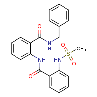 N-benzyl-2-(2-methanesulfonamidobenzamido)benzamide