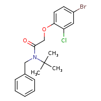 N-benzyl-2-(4-bromo-2-chlorophenoxy)-N-tert-butylacetamide