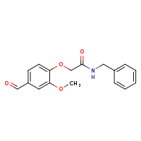 N-benzyl-2-(4-formyl-2-methoxyphenoxy)acetamide