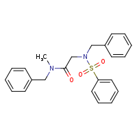 N-benzyl-2-(N-benzylbenzenesulfonamido)-N-methylacetamide