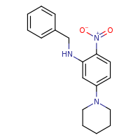 N-benzyl-2-nitro-5-(piperidin-1-yl)aniline