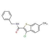 N-benzyl-3-chloro-6-methyl-1-benzothiophene-2-carboxamide