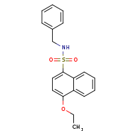 N-benzyl-4-ethoxynaphthalene-1-sulfonamide