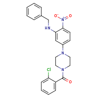 N-benzyl-5-[4-(2-chlorobenzoyl)piperazin-1-yl]-2-nitroaniline