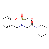 N-benzyl-N-[2-oxo-2-(piperidin-1-yl)ethyl]methanesulfonamide