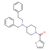 N-benzyl-N-(2-phenylethyl)-1-(thiophene-2-carbonyl)piperidin-4-amine