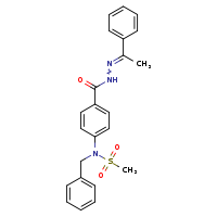 N-benzyl-N-(4-{N'-[(1E)-1-phenylethylidene]hydrazinecarbonyl}phenyl)methanesulfonamide