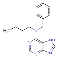 N-benzyl-N-butyl-7H-purin-6-amine