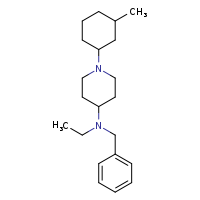 N-benzyl-N-ethyl-1-(3-methylcyclohexyl)piperidin-4-amine