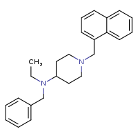 N-benzyl-N-ethyl-1-(naphthalen-1-ylmethyl)piperidin-4-amine
