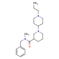 N-benzyl-N-methyl-1'-propyl-[1,4'-bipiperidine]-3-carboxamide